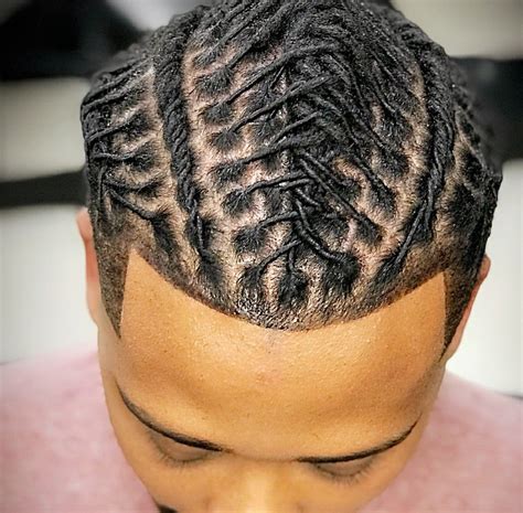 braided dread styles men